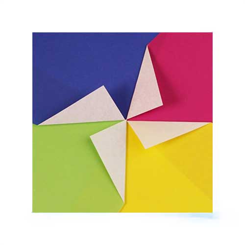 Faltblätter einfabig