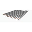 JOLLY X-BIG Farbstifte 12 Stück dunkelgrau