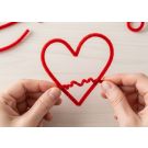 Chenilledraht, hochrot