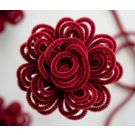 Chenilledraht, dunkelrot