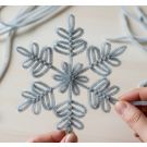 Chenilledraht, silber