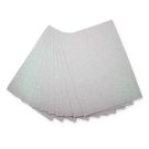 Glitter-Moosgummi, A4, 10 Bogen weiß