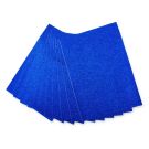 Glitter-Moosgummi, A4, 10 Bogen königsblau