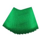 Glitter-Moosgummi, A4, 10 Bogen tannengrün