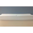 Krepppapier 50cmx2,5m 10 Lagen, weiß