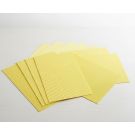 E-Wellpappe, 50x70cm, 10 Bogen zitronengelb