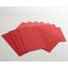 E-Wellpappe, 50x70cm, 10 Bogen rot