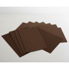 E-Wellpappe, 50x70cm, 10 Bogen braun