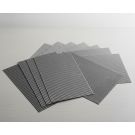 E-Wellpappe, 50x70cm, 10 Bogen silber