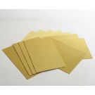 E-Wellpappe, 50x70cm, 10 Bogen gold