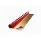 Alu-Folie 10mx50cm gold/rot