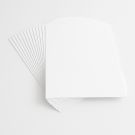 Fotokarton DIN A4, 50 Blatt weiß