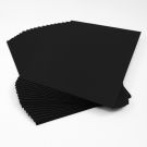 Fotokarton DIN A4, 50 Blatt schwarz