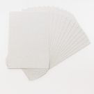 Tonkarton genarbt 50x70cm, 10 Bogen weiß