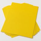 Tonkarton genarbt 50x70cm, 10 Bogen bananengelb