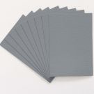Tonkarton genarbt 50x70cm, 10 Bogen steingrau