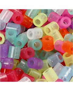 Nabbi - Bügelperlen, Glitter Mix