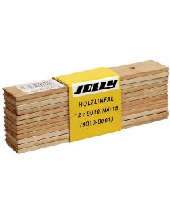 12x Holzlineal, 15 cm