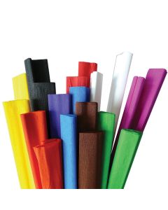 Krepppapier 50cmx2,5m 10 Lagen Einzelfarben