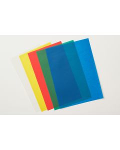 Transparentpapier  10 Bogen, 5 Farben sortiert
