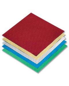 Alu-Faltblätter mit Sternchen  10x10cm