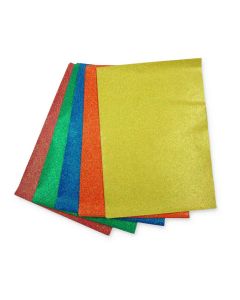 Glitterpapier 170g/m², A4, irisierende Farben