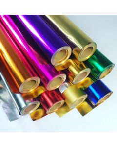 Alufolie 50 cm x 10 m Einzelfarben zweifarbig