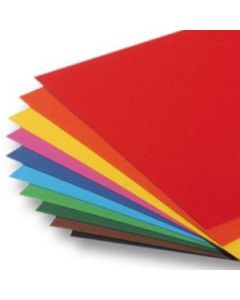 Fotokarton 50x70cm, 10 Bogen farbig sortiert