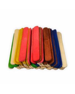 Holzstäbchen, 114x10x2mm 500 Stück, farbig 