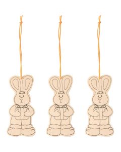 Hasenanhänger 3 Stück