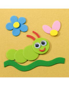 Moosgummi-Stanzteile, 200 Teile