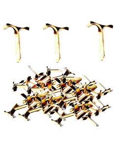 Musterbeutelklammern Messing