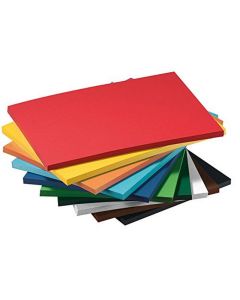Tonkarton DIN A4, 100 Blatt farbig 