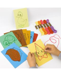 Ausnähkarten 300g/m², farbig sortiert