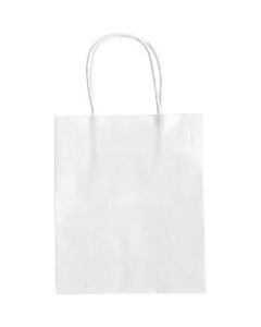 Papiertüten 20 Stück, 18x8x21cm, weiß