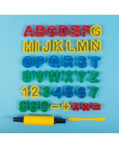 Ausstechformen für Knete, Buchstaben und 