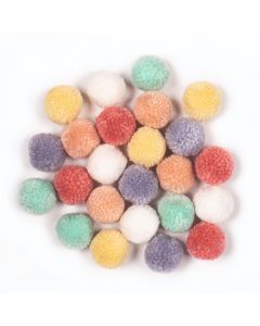 Woll-Pompons PASTELL