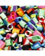 Nabbi - Bügelperlen, 5x5mm, Streifenmix